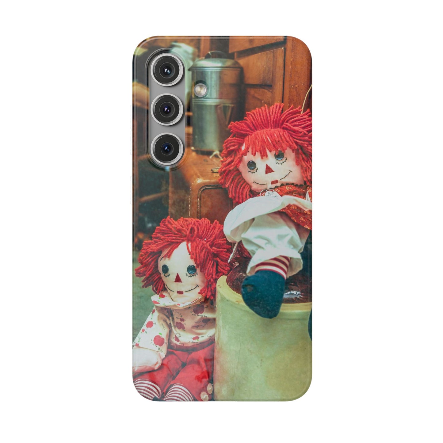 Vintage Doll Phone Cases, Cute Accessory, Gifts for Doll Lovers, Durable Flexi Covers, Fun Phone Protection