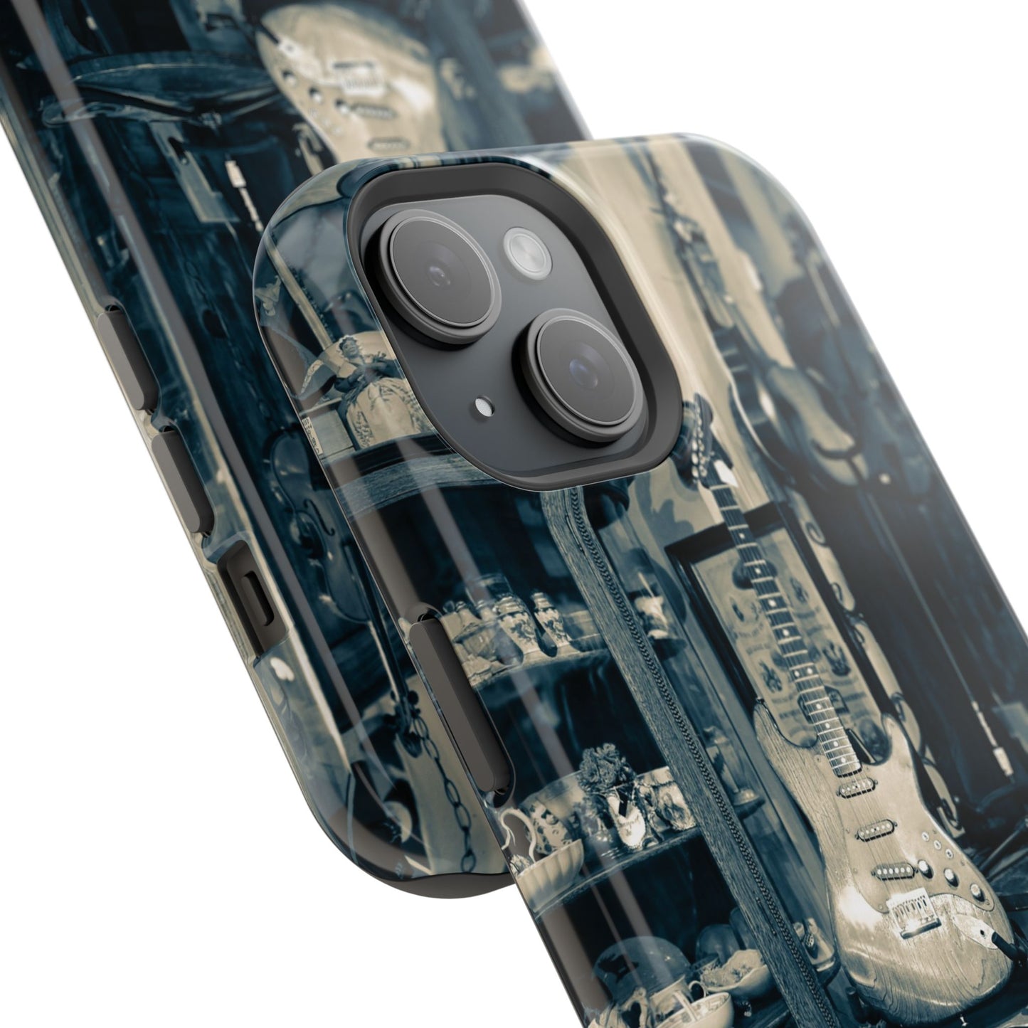 Vintage Electric Guitar Shop Phone Case | Magnetic Impact-Resistant Case