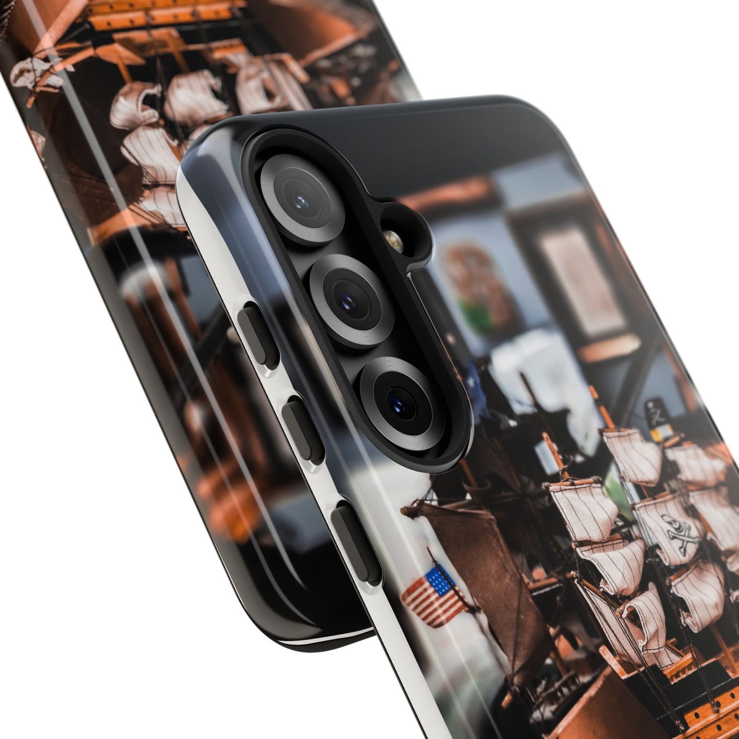 Vintage Ship-Inspired Phone Case, Nautical Design, Tough Phone Cover, Unique Gift for Sea Lovers, Perfect for Summer Adventures