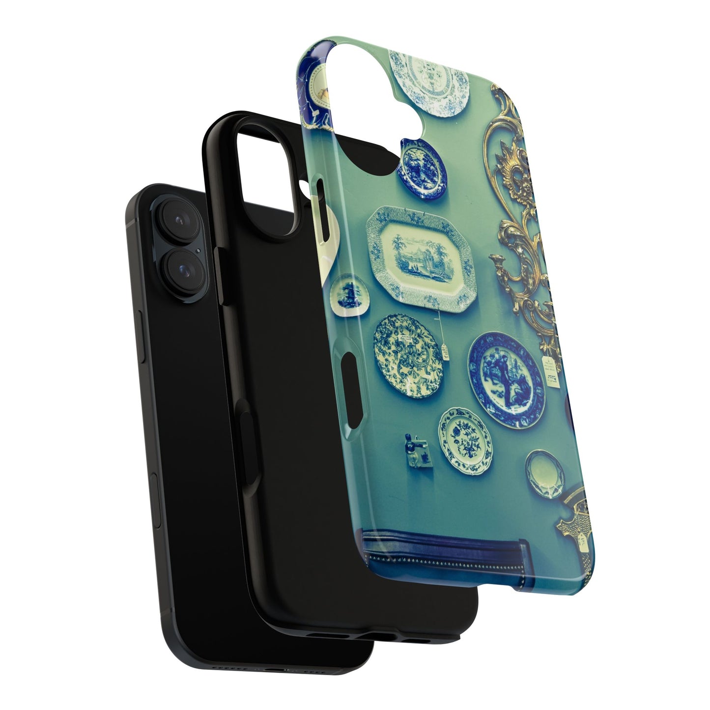Antique Store Stairwell Phone Case--Vintage Gallery Wall Tough Case