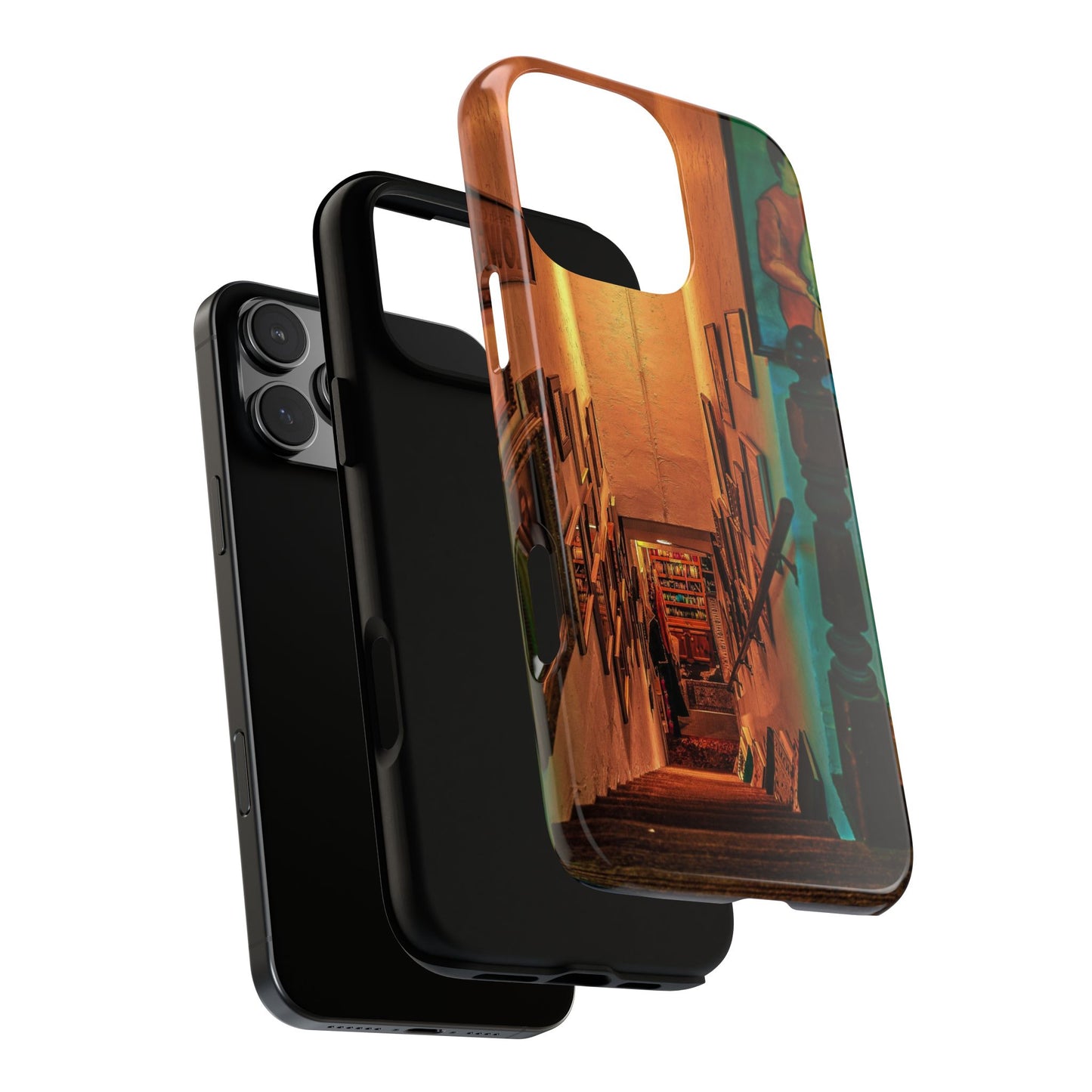 Vintage Gallery Staircase Tough Phone Case--Antique Store Art Phone Cover