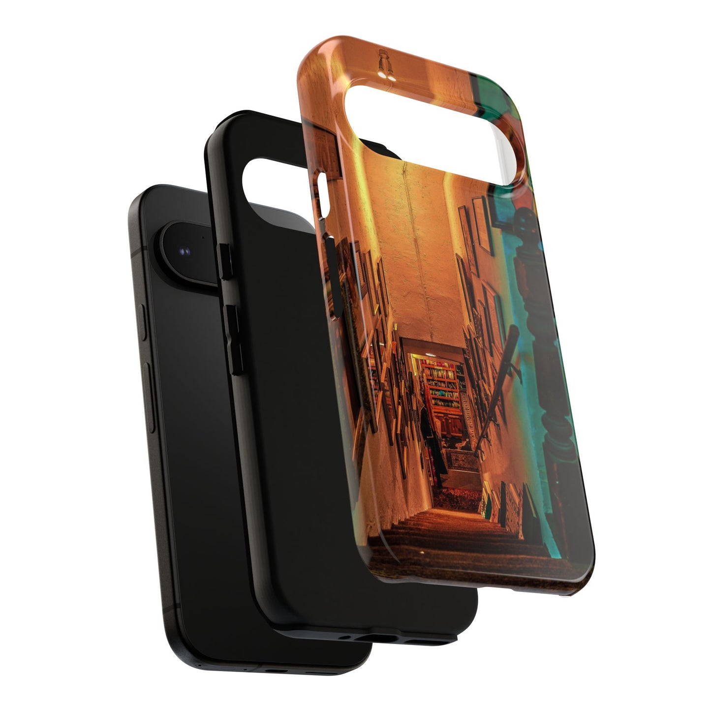 Vintage Gallery Staircase Tough Phone Case--Antique Store Art Phone Cover