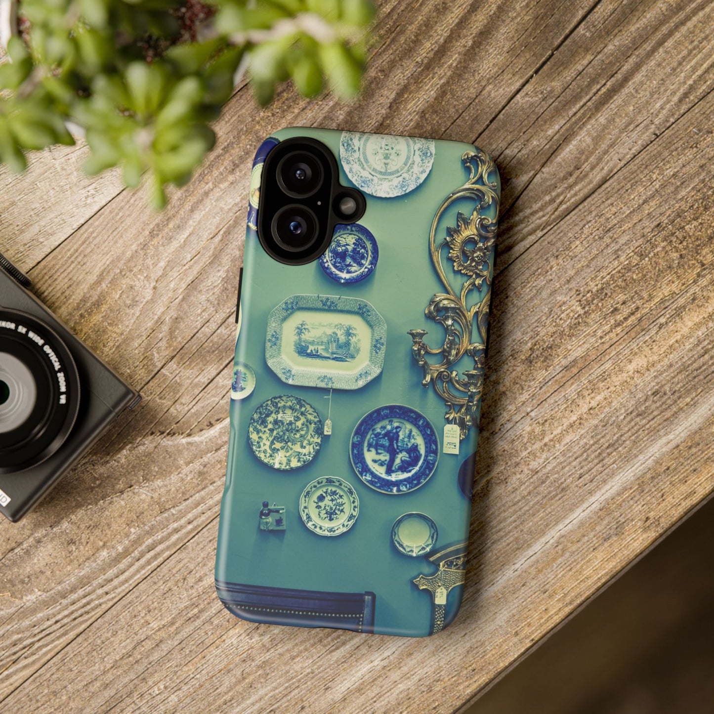 Antique Store Stairwell Phone Case--Vintage Gallery Wall Tough Case