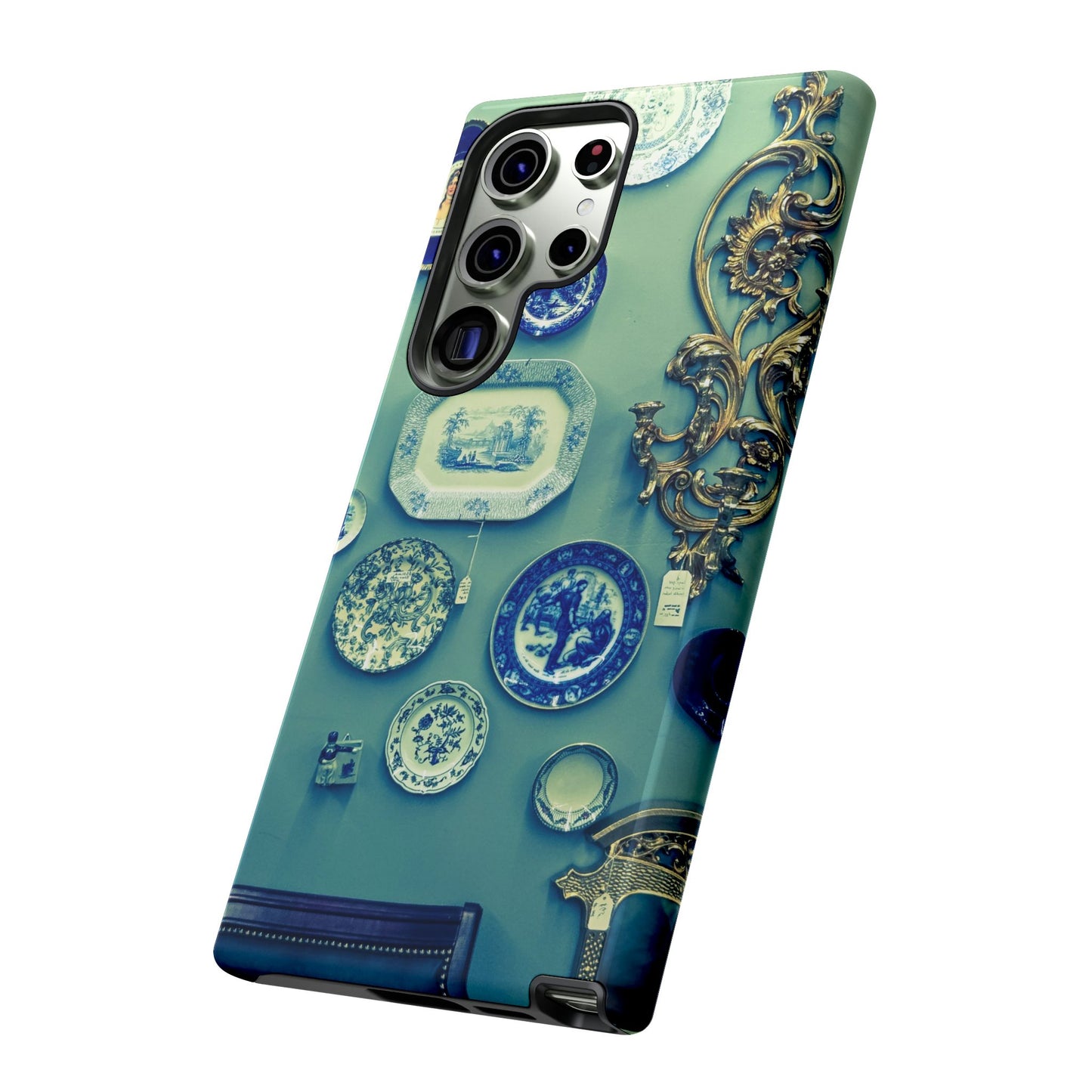 Antique Store Stairwell Phone Case--Vintage Gallery Wall Tough Case