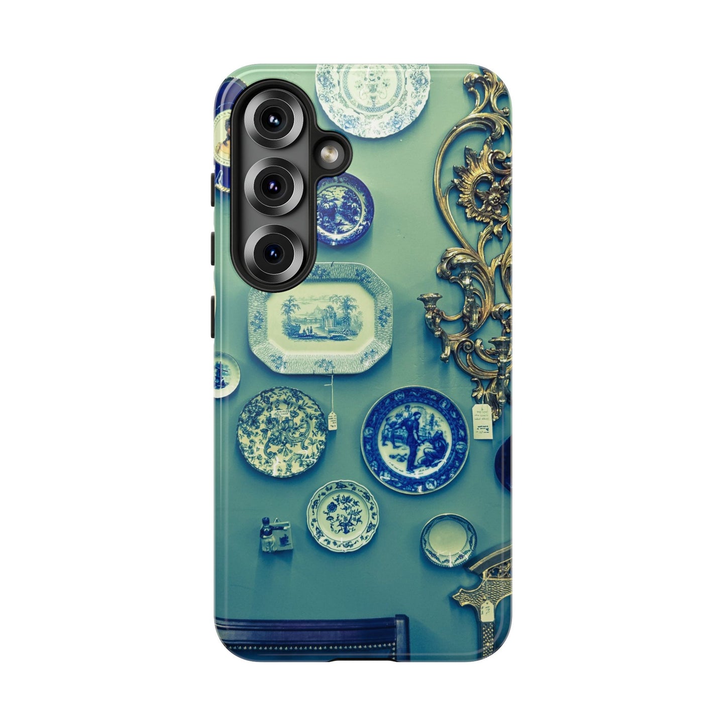 Antique Store Stairwell Phone Case--Vintage Gallery Wall Tough Case