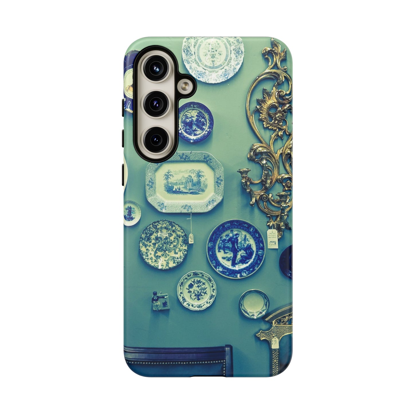 Antique Store Stairwell Phone Case--Vintage Gallery Wall Tough Case