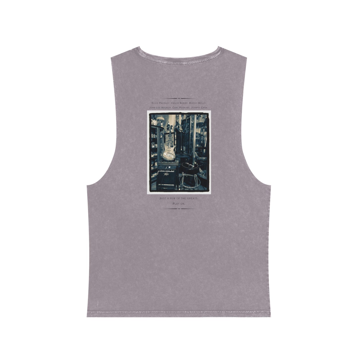Guitar Greats, Relaxed Vintage Tank Top, Casual Summer Wear, Music Lover's Apparel, Unisex Gift, Outdoor Activities, Festival Outfit