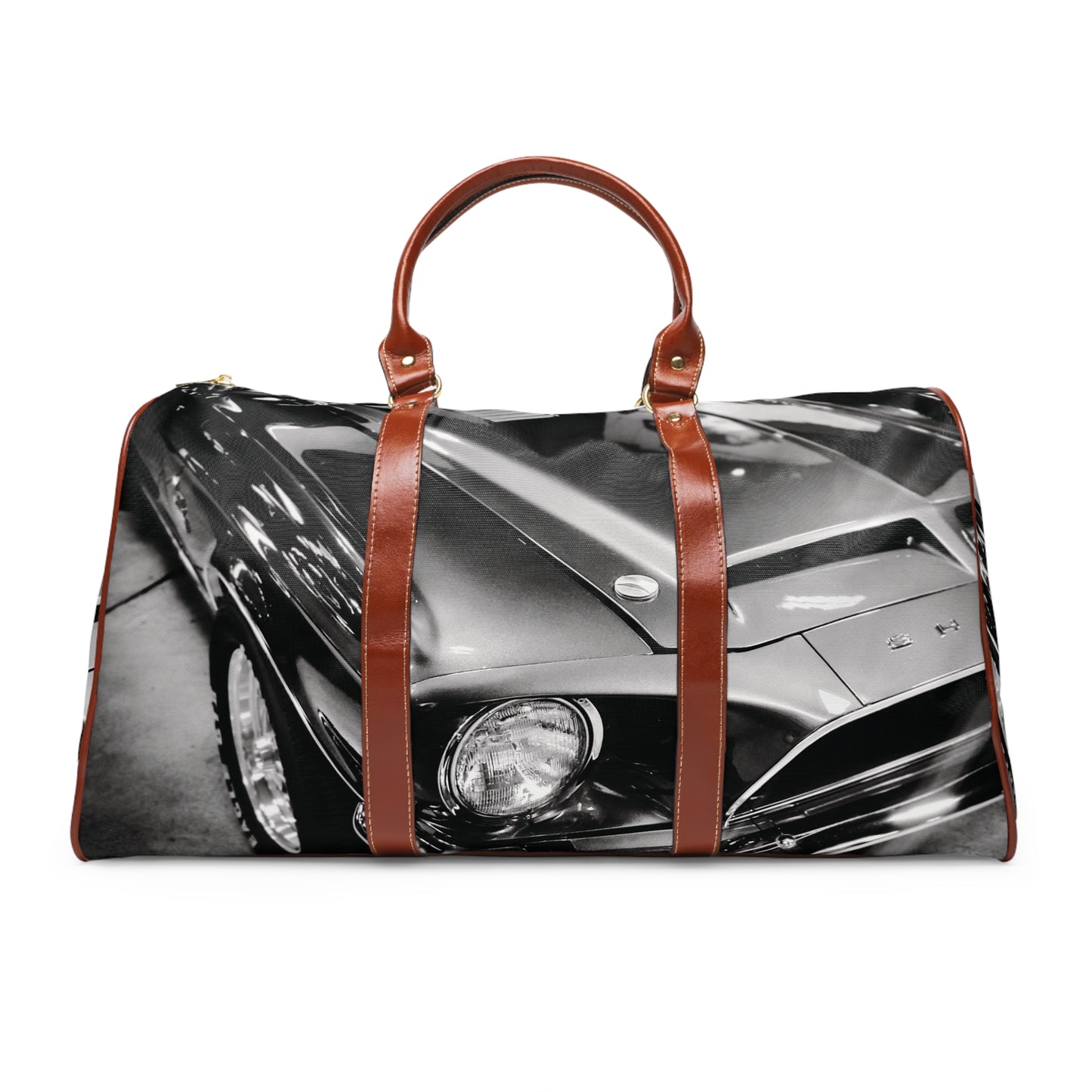 Vintage Mustang Weekender Bag— Timeless Muscle, Built to Roam