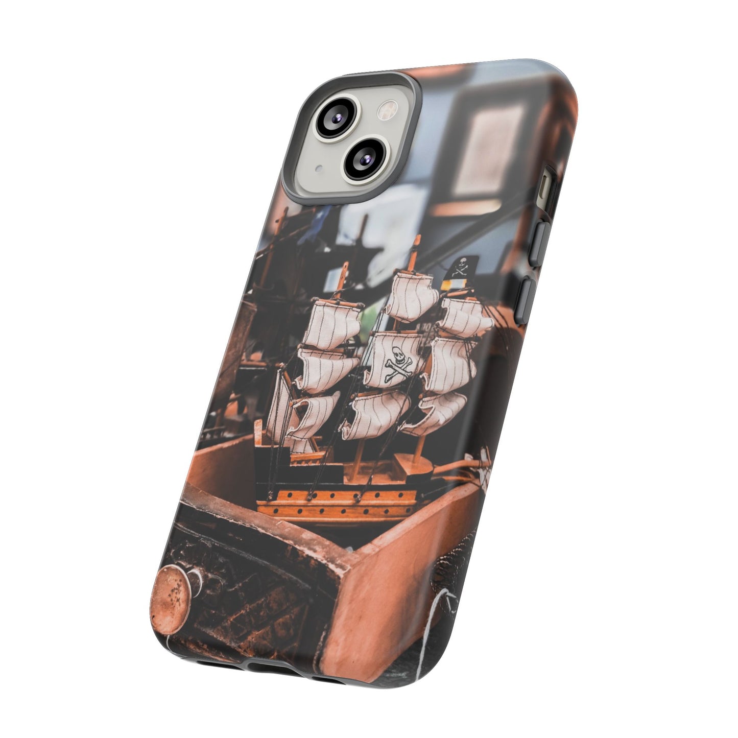 Vintage Ship-Inspired Phone Case, Nautical Design, Tough Phone Cover, Unique Gift for Sea Lovers, Perfect for Summer Adventures