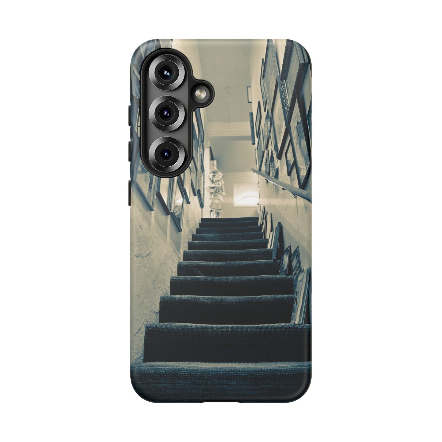 Vintage Boutique Stairway Tough Phone Case, Antique Shop Art Cover for iPhone, Samsung & Google Pixel