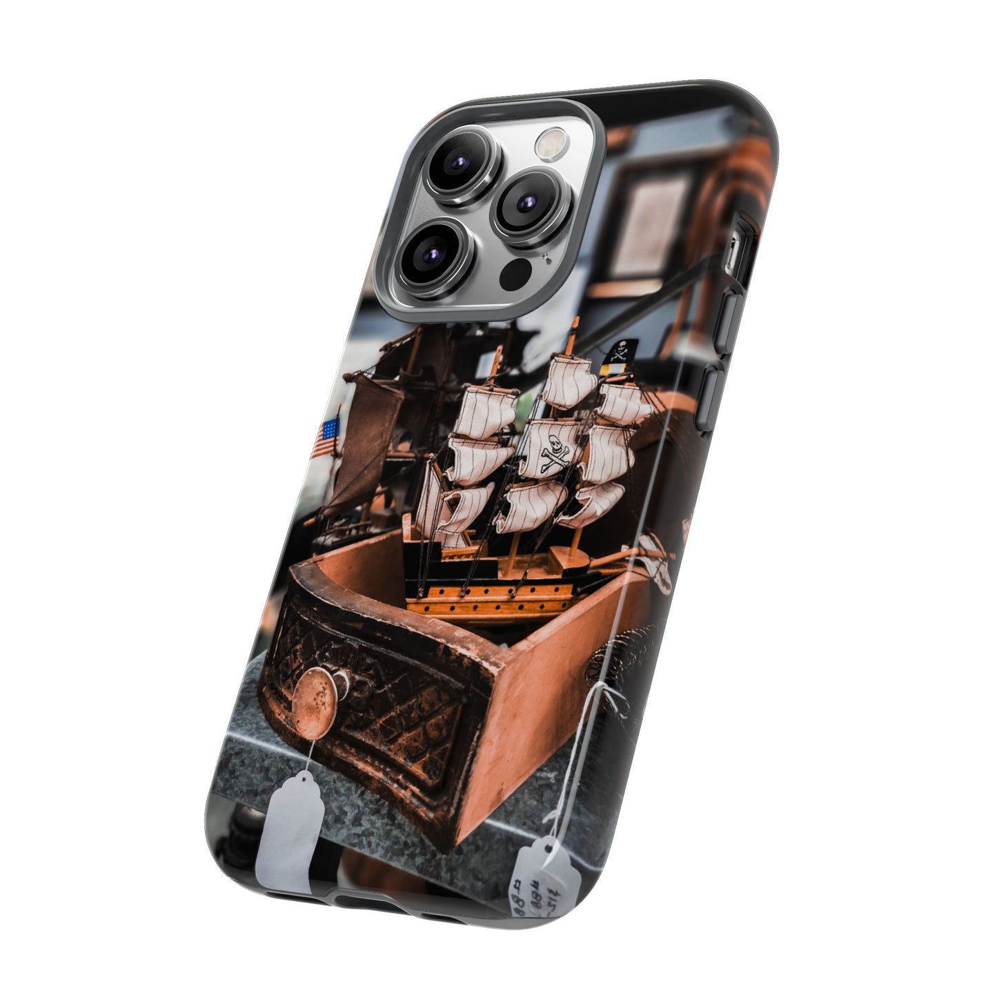 Vintage Ship-Inspired Phone Case, Nautical Design, Tough Phone Cover, Unique Gift for Sea Lovers, Perfect for Summer Adventures