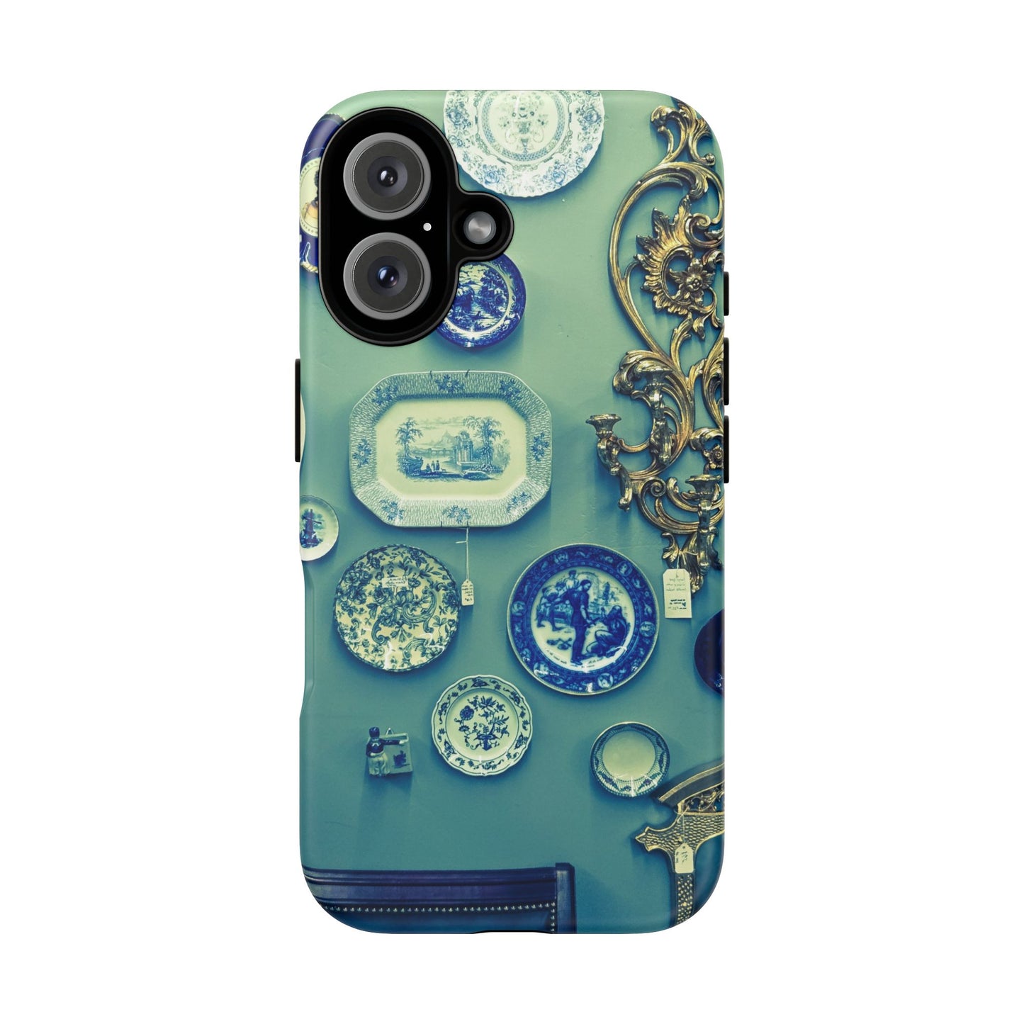Antique Store Stairwell Phone Case--Vintage Gallery Wall Tough Case