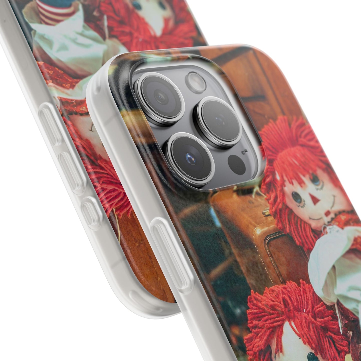 Vintage Doll Phone Cases, Cute Accessory, Gifts for Doll Lovers, Durable Flexi Covers, Fun Phone Protection