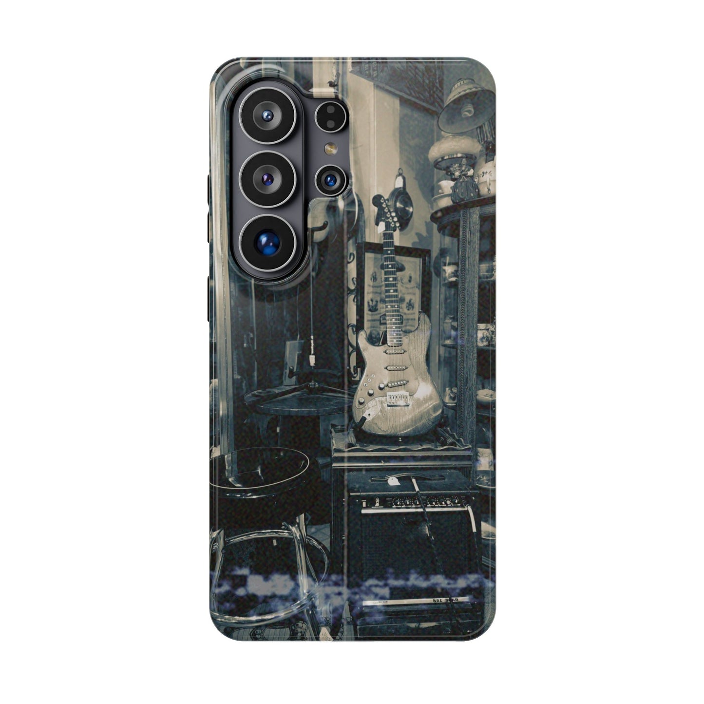 Vintage Electric Guitar Lover Phone Case | Magnetic Impact-Resistant Case