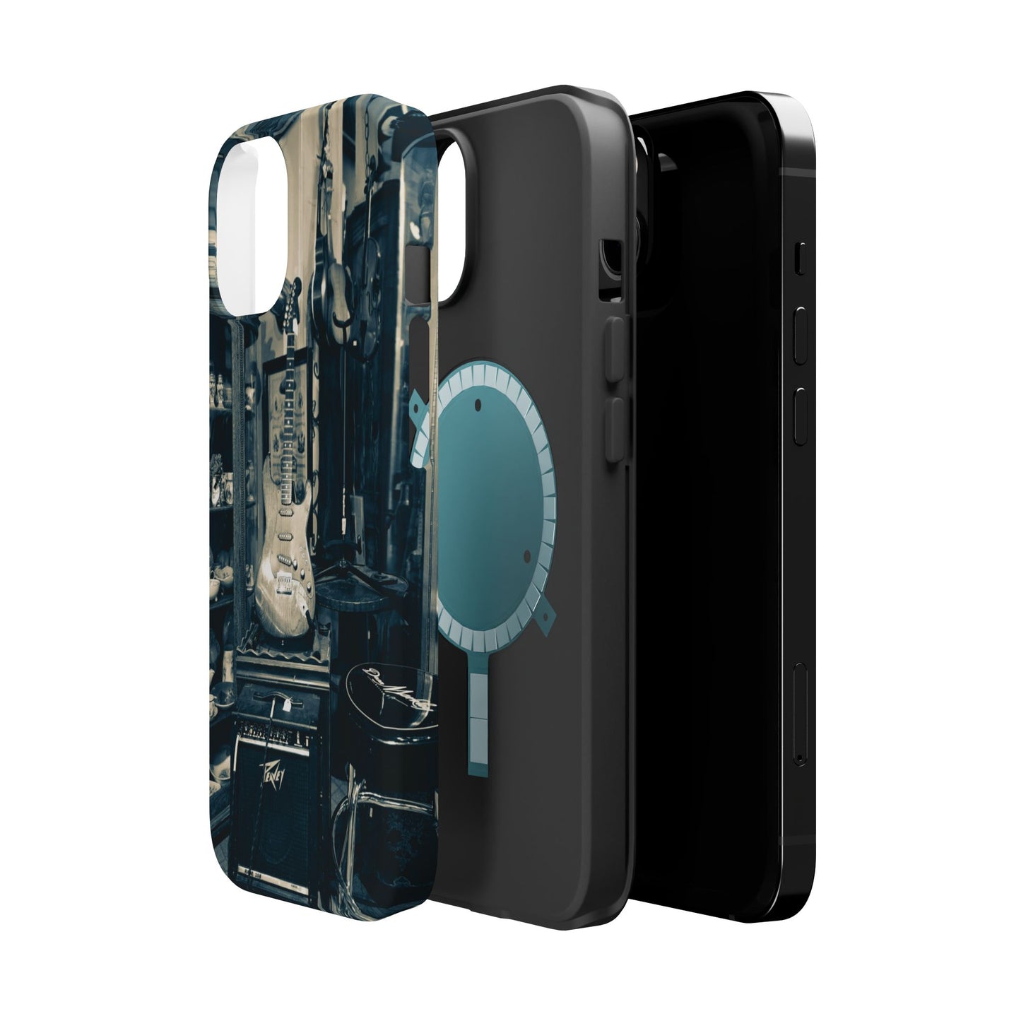Vintage Electric Guitar Shop Phone Case | Magnetic Impact-Resistant Case