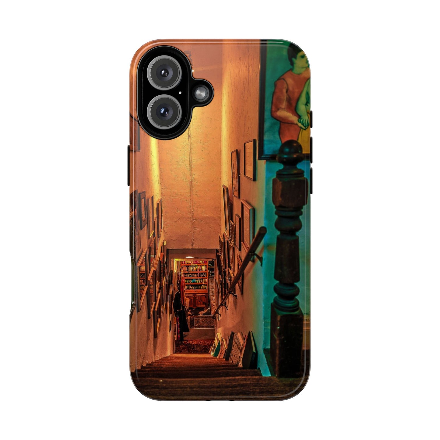 Vintage Gallery Staircase Tough Phone Case--Antique Store Art Phone Cover