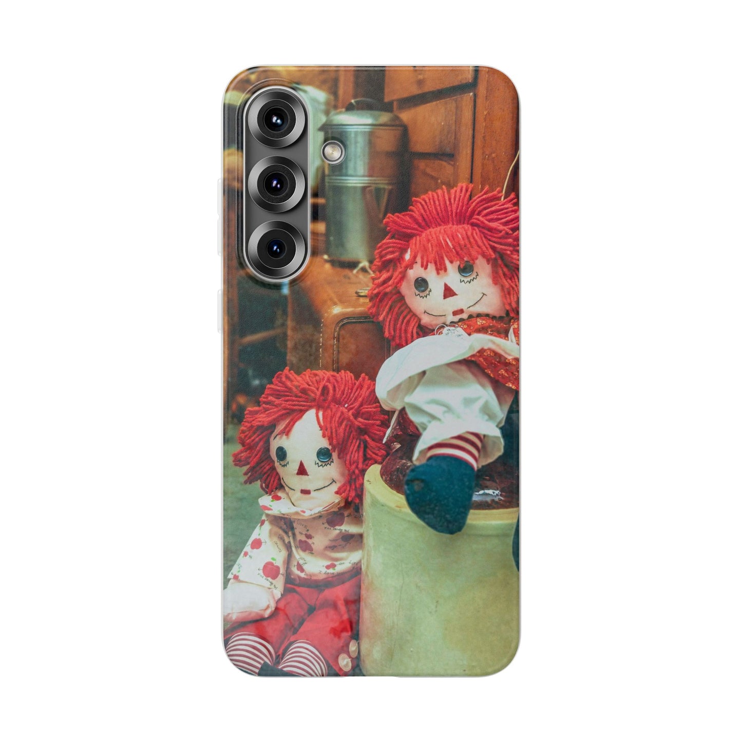 Vintage Doll Phone Cases, Cute Accessory, Gifts for Doll Lovers, Durable Flexi Covers, Fun Phone Protection