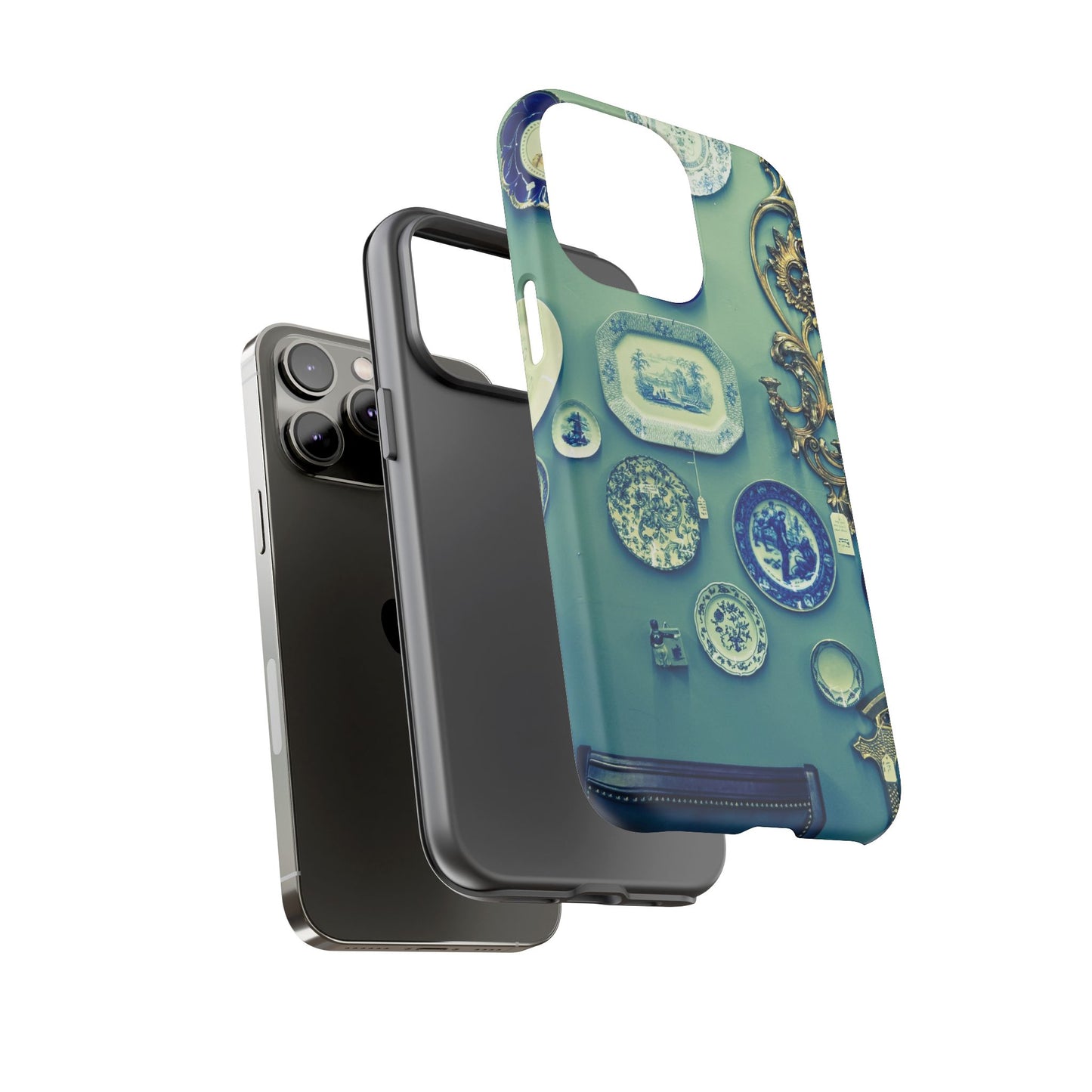 Antique Store Stairwell Phone Case--Vintage Gallery Wall Tough Case