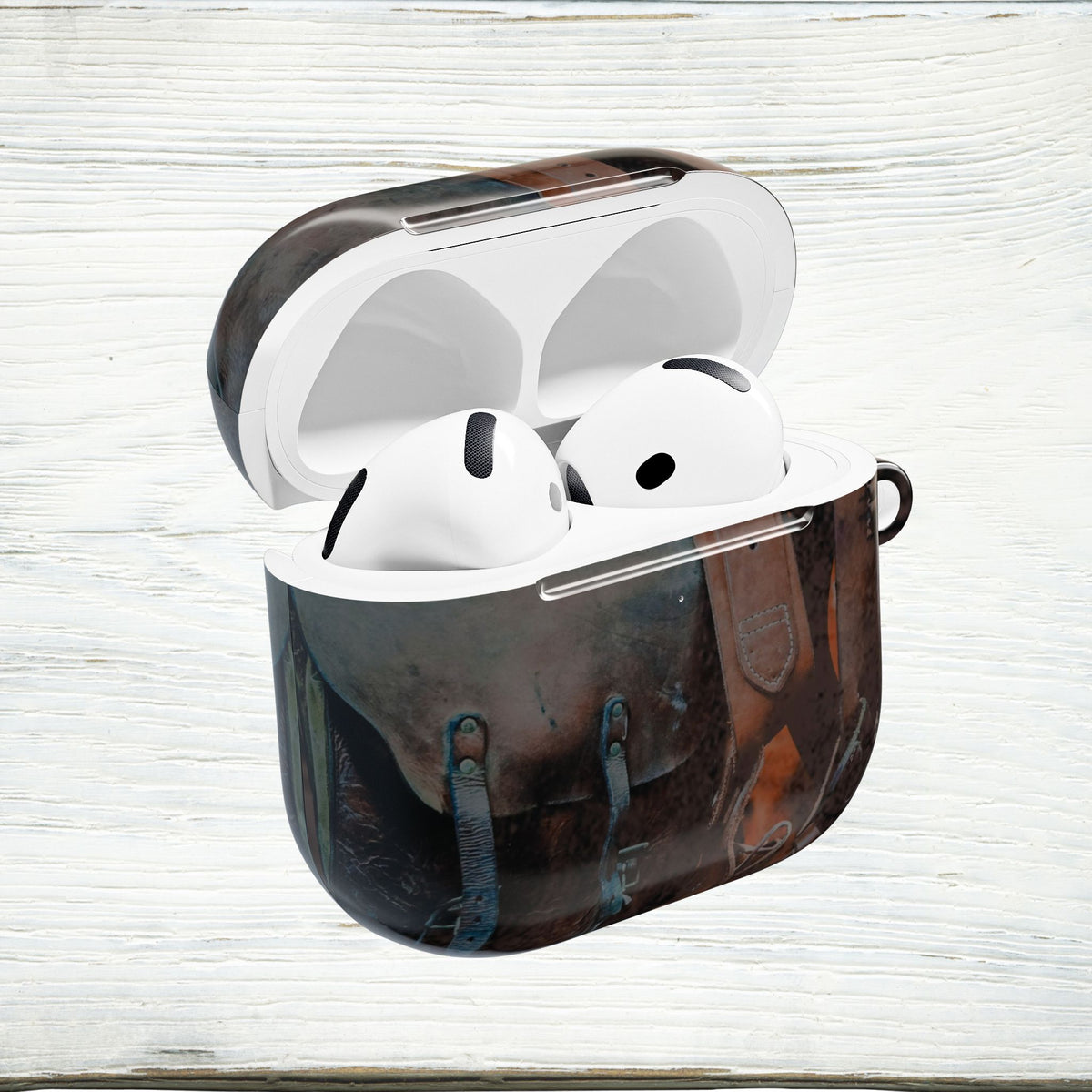 Vintage Western Leather-Look AirPods & AirPods Pro Case – Cowboy Protective Cover