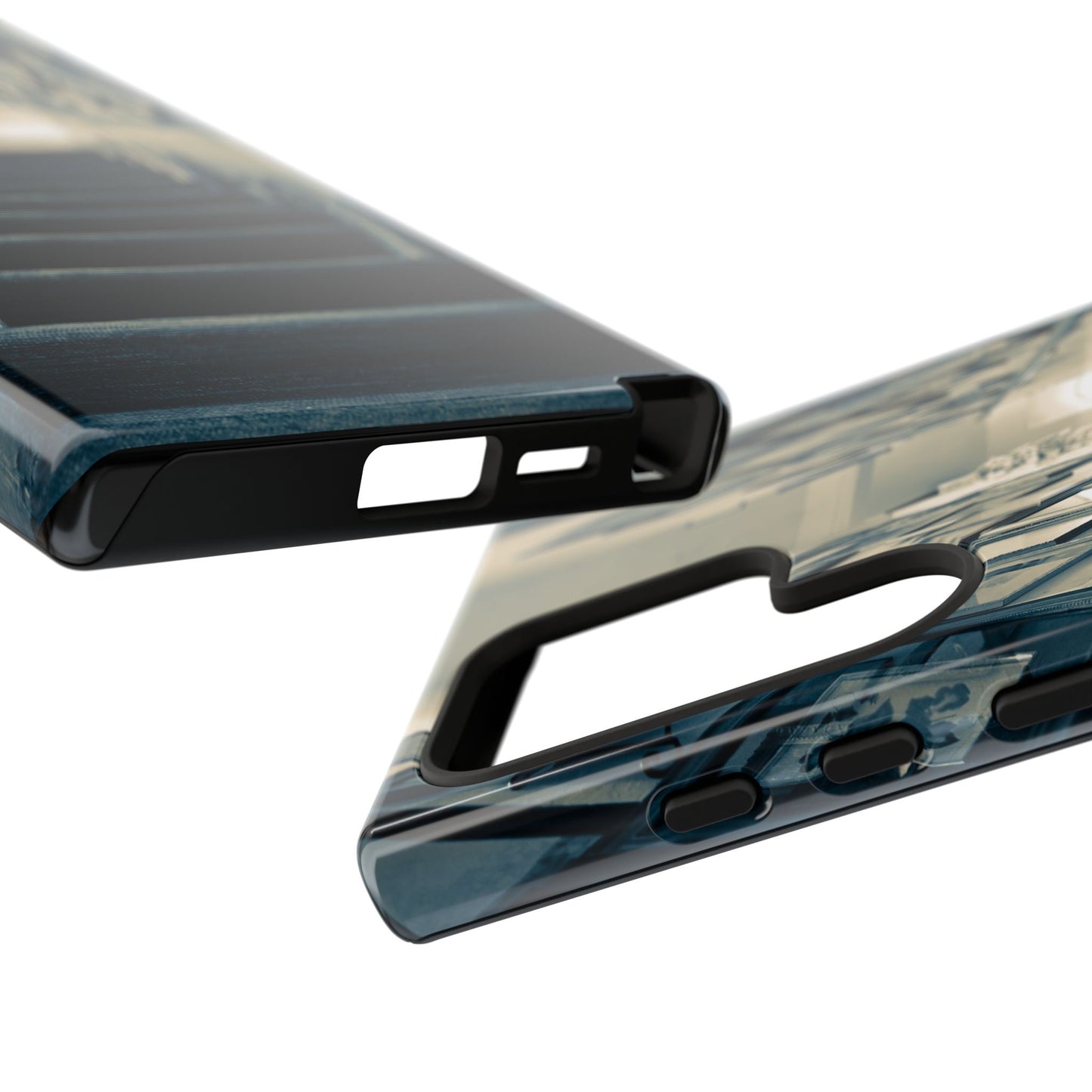 Vintage Style Tough Cases: Artistic Phone Case with Stairway Design, Unique Mobile Cover, Creative Gift for Art Lovers, Stylish Accessory