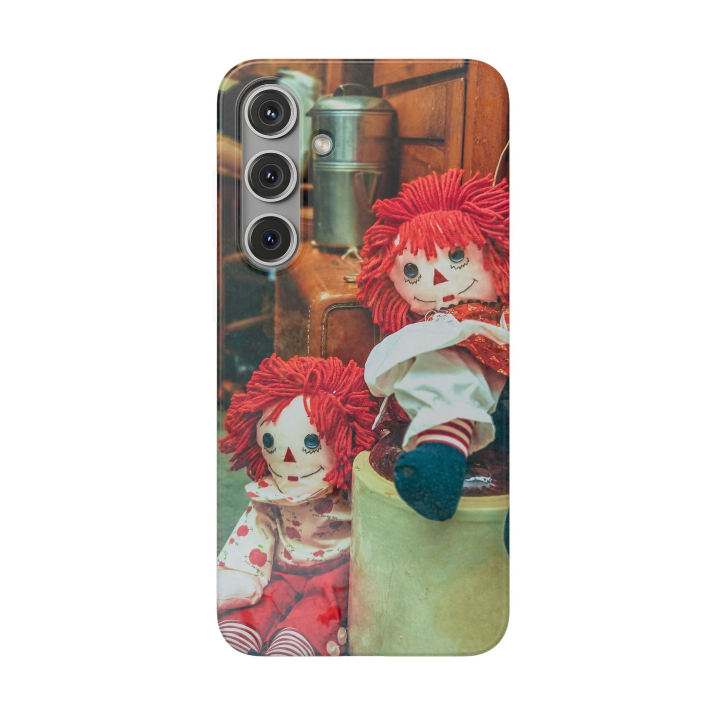 Vintage Doll Phone Cases, Cute Accessory, Gifts for Doll Lovers, Durable Flexi Covers, Fun Phone Protection