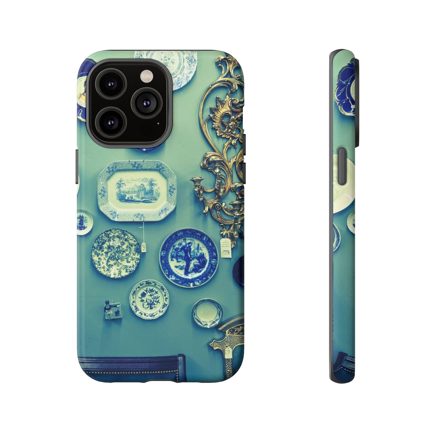 Antique Store Stairwell Phone Case--Vintage Gallery Wall Tough Case