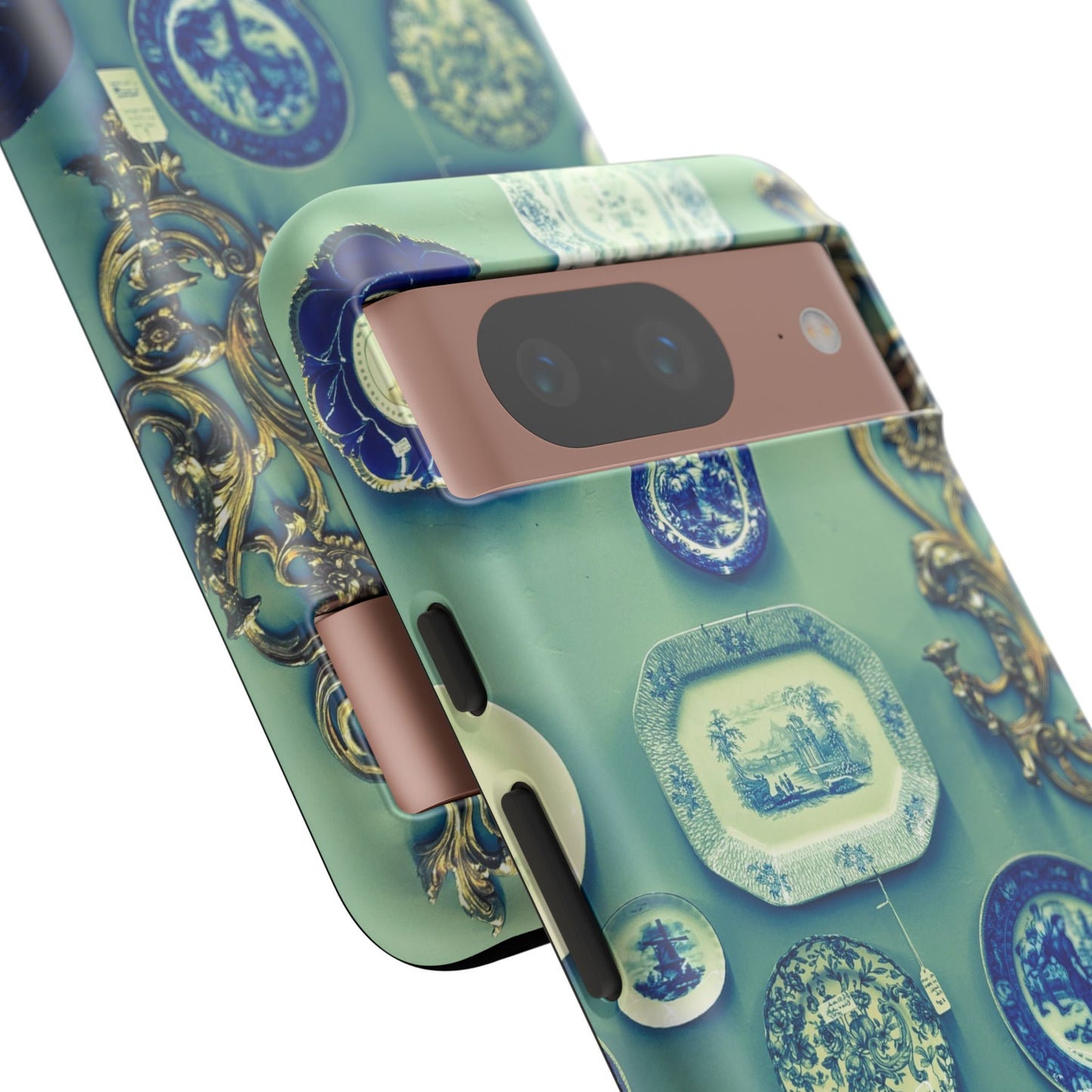 Antique Store Stairwell Phone Case--Vintage Gallery Wall Tough Case
