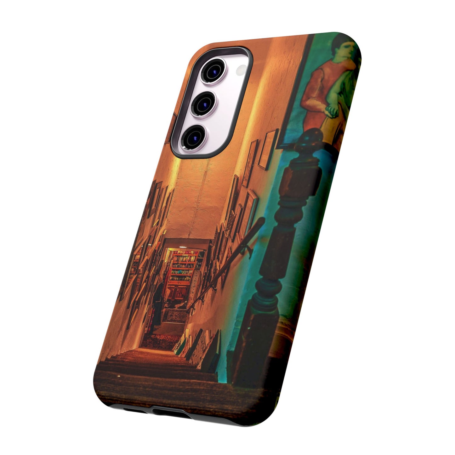 Vintage Gallery Staircase Tough Phone Case--Antique Store Art Phone Cover