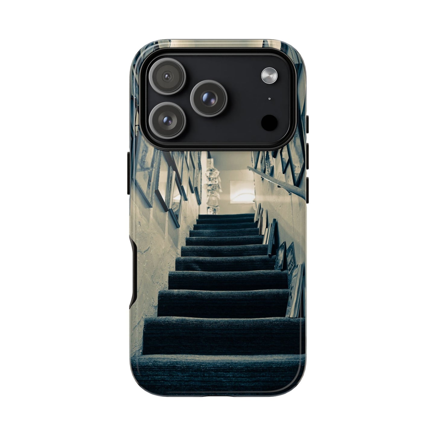 Vintage Boutique Stairway Tough Phone Case, Antique Shop Art Cover for iPhone, Samsung & Google Pixel