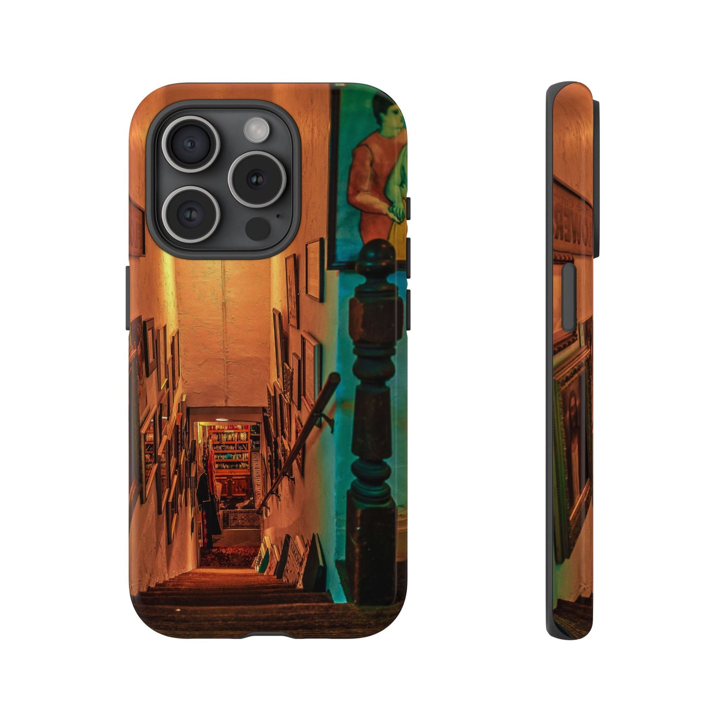 Vintage Gallery Staircase Tough Phone Case--Antique Store Art Phone Cover