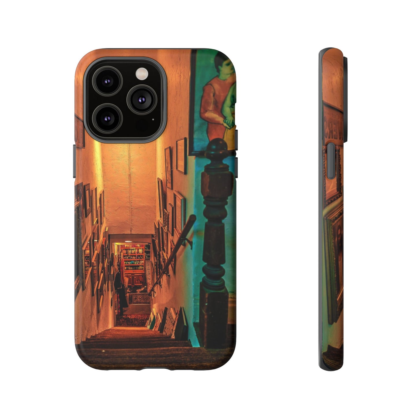 Vintage Gallery Staircase Tough Phone Case--Antique Store Art Phone Cover