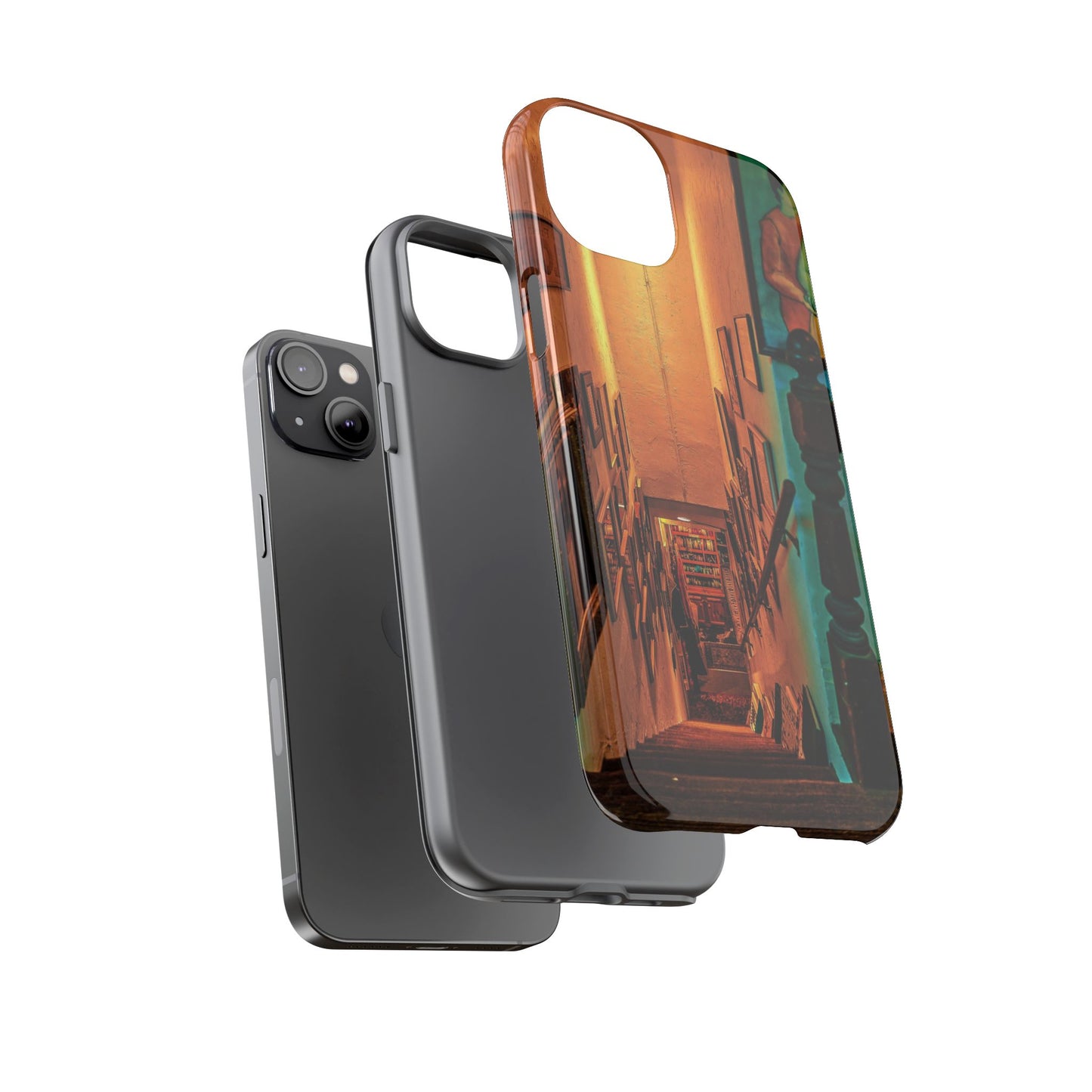 Vintage Gallery Staircase Tough Phone Case--Antique Store Art Phone Cover
