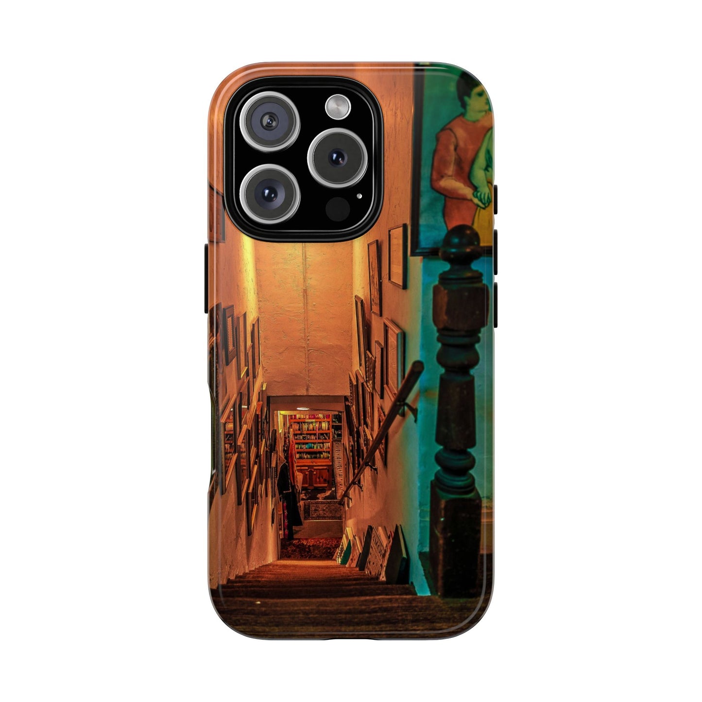 Vintage Gallery Staircase Tough Phone Case--Antique Store Art Phone Cover