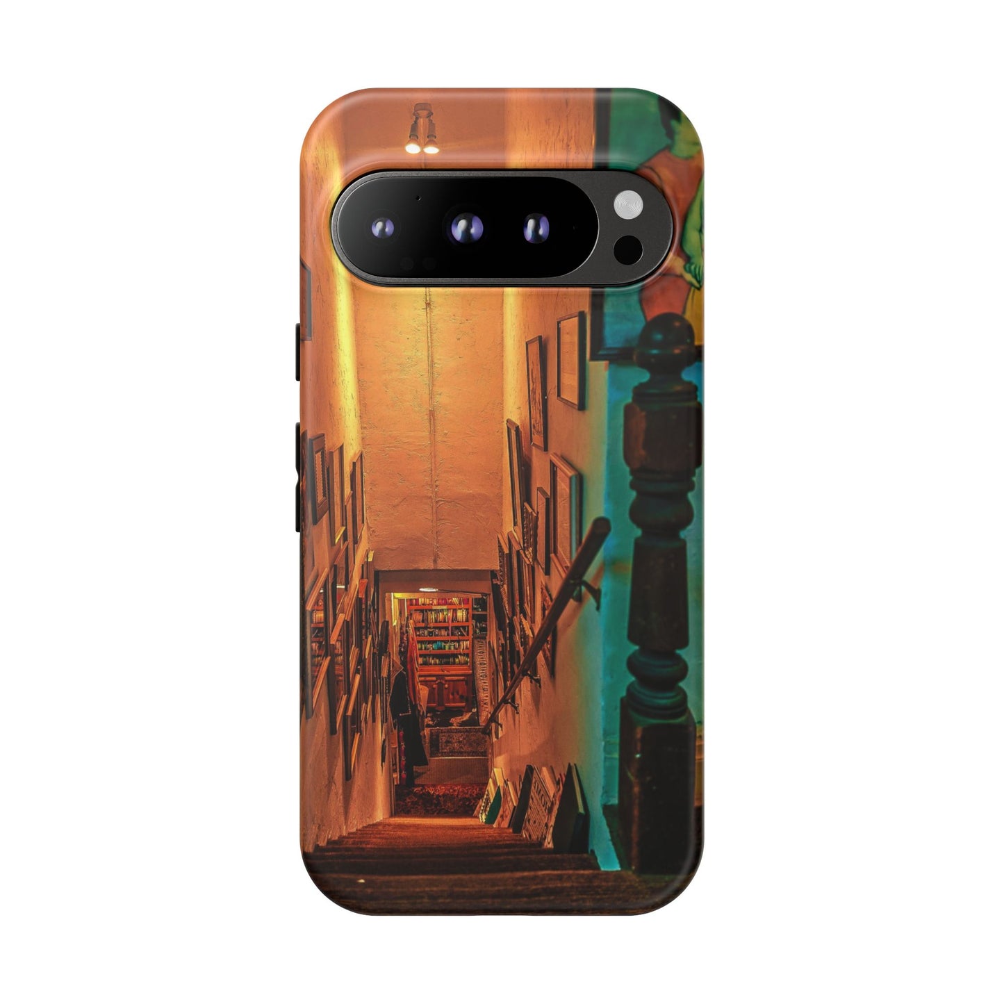 Vintage Gallery Staircase Tough Phone Case--Antique Store Art Phone Cover