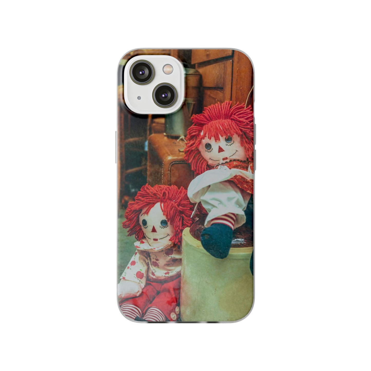 Vintage Doll Phone Cases, Cute Accessory, Gifts for Doll Lovers, Durable Flexi Covers, Fun Phone Protection