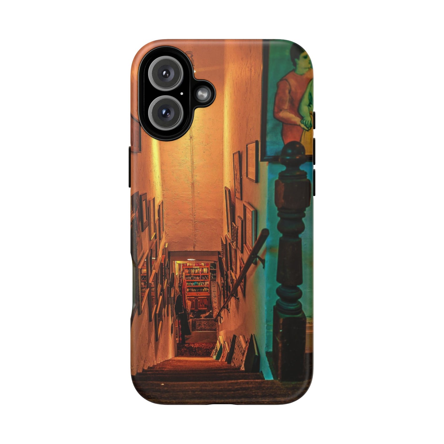 Vintage Gallery Staircase Tough Phone Case--Antique Store Art Phone Cover