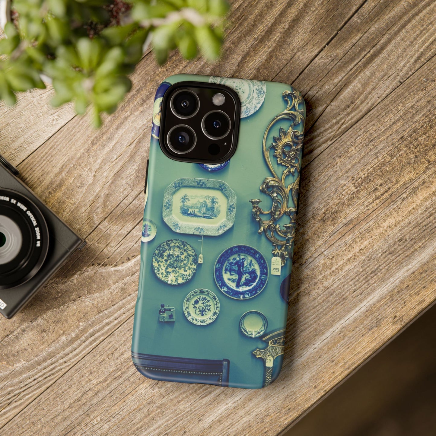 Antique Store Stairwell Phone Case--Vintage Gallery Wall Tough Case