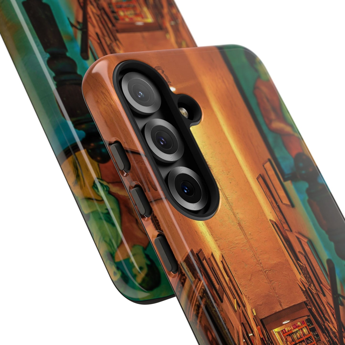Vintage Gallery Staircase Tough Phone Case--Antique Store Art Phone Cover