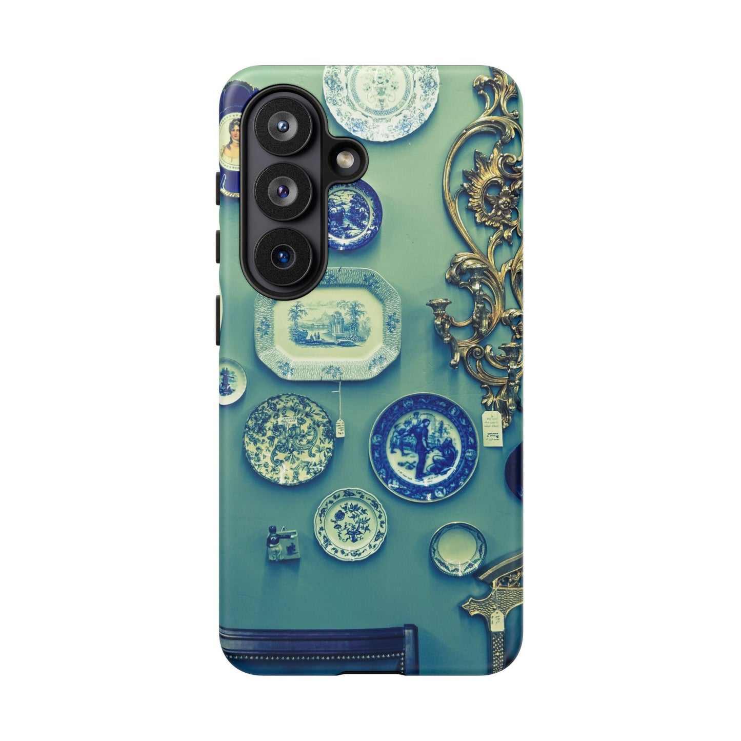 Antique Store Stairwell Phone Case--Vintage Gallery Wall Tough Case