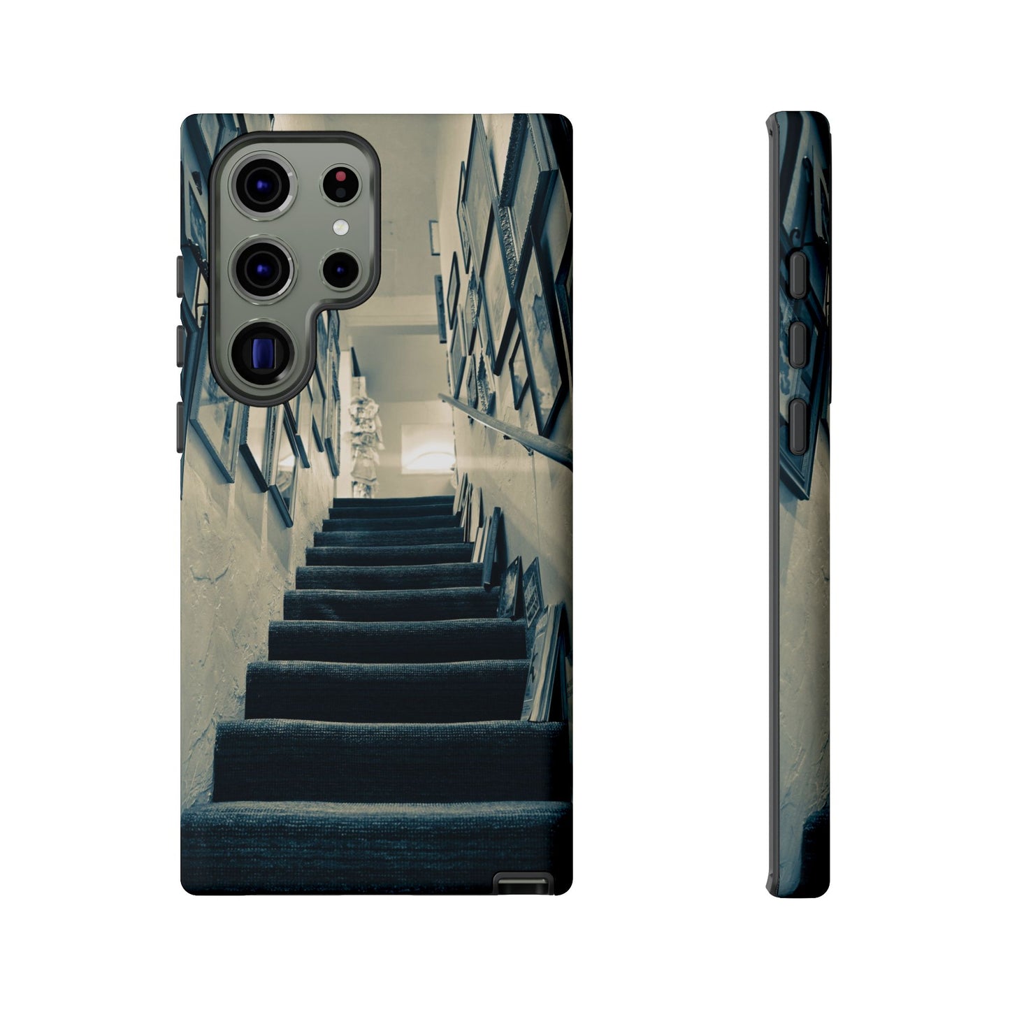Vintage Boutique Stairway Tough Phone Case, Antique Shop Art Cover for iPhone, Samsung & Google Pixel