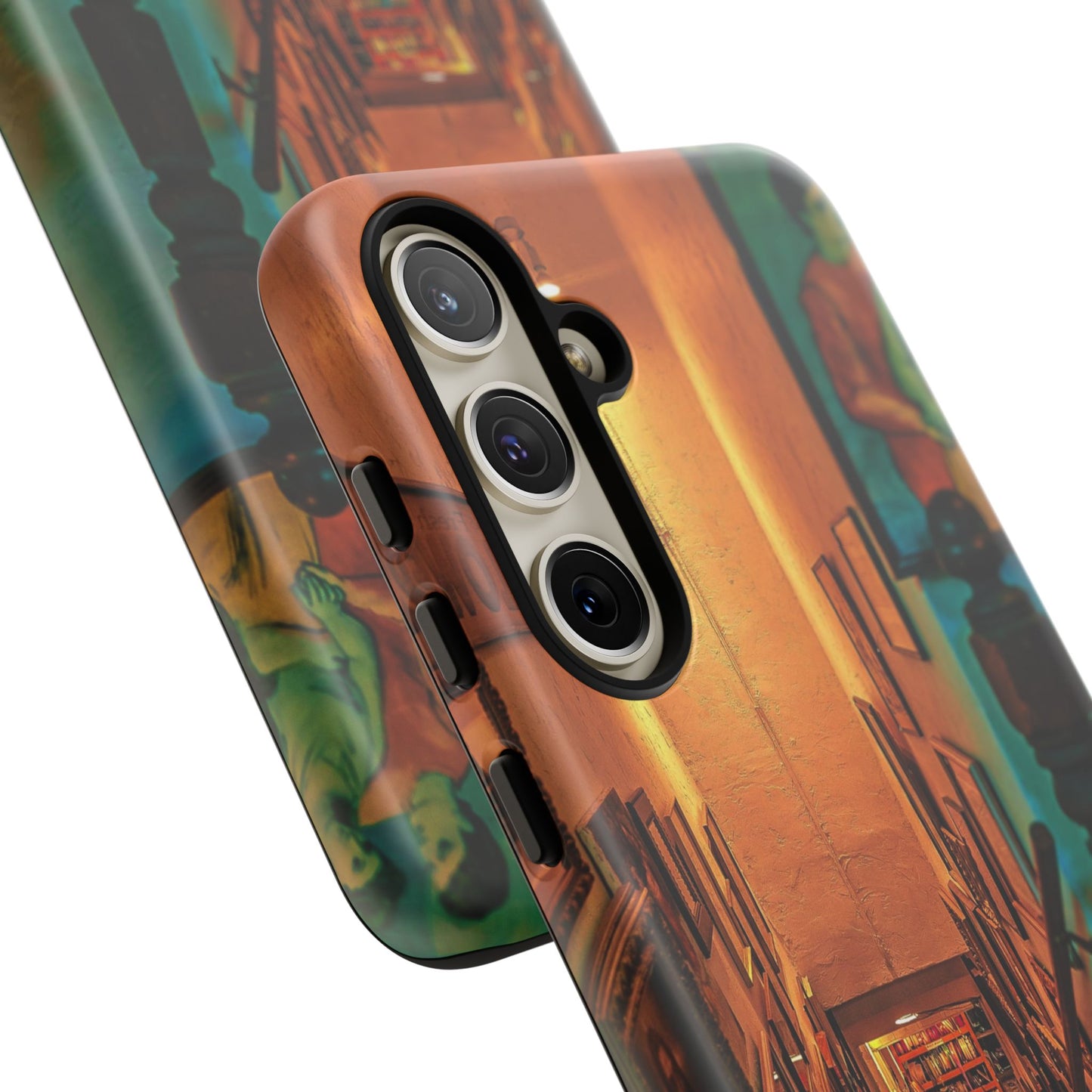 Vintage Gallery Staircase Tough Phone Case--Antique Store Art Phone Cover