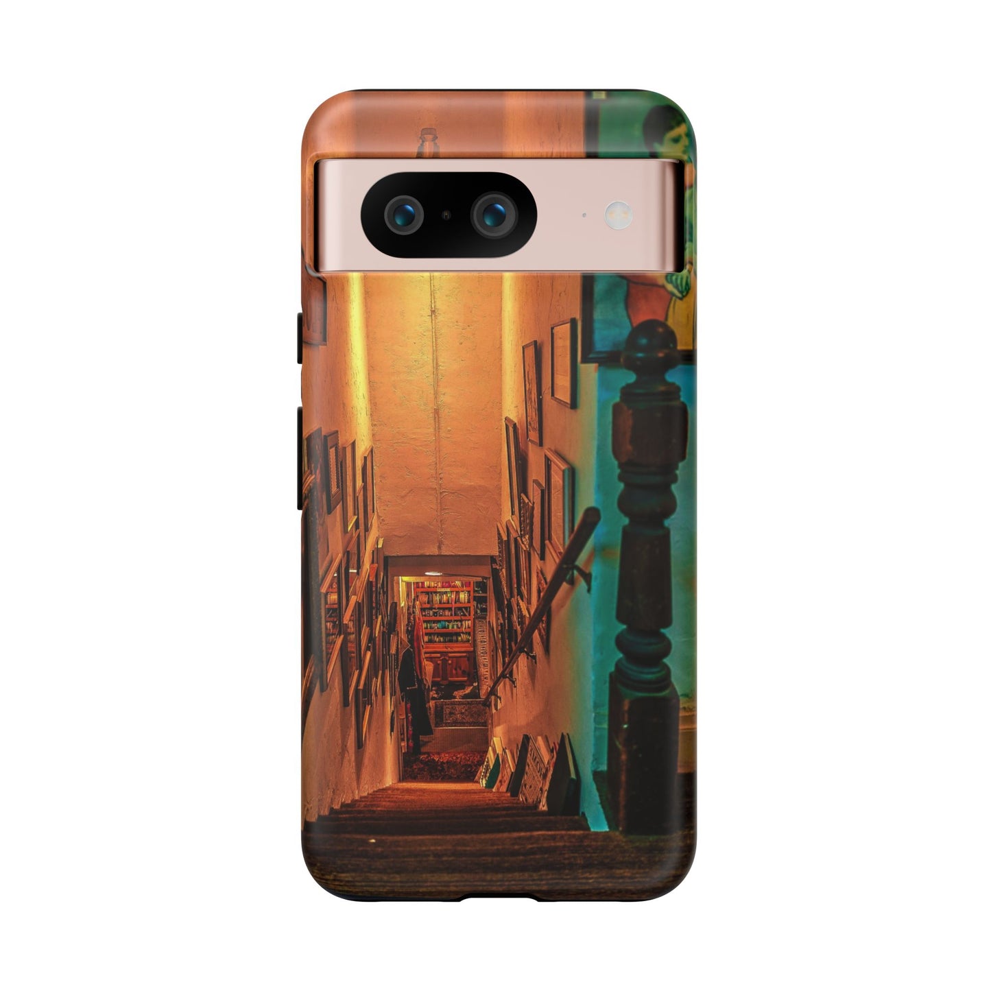 Vintage Gallery Staircase Tough Phone Case--Antique Store Art Phone Cover