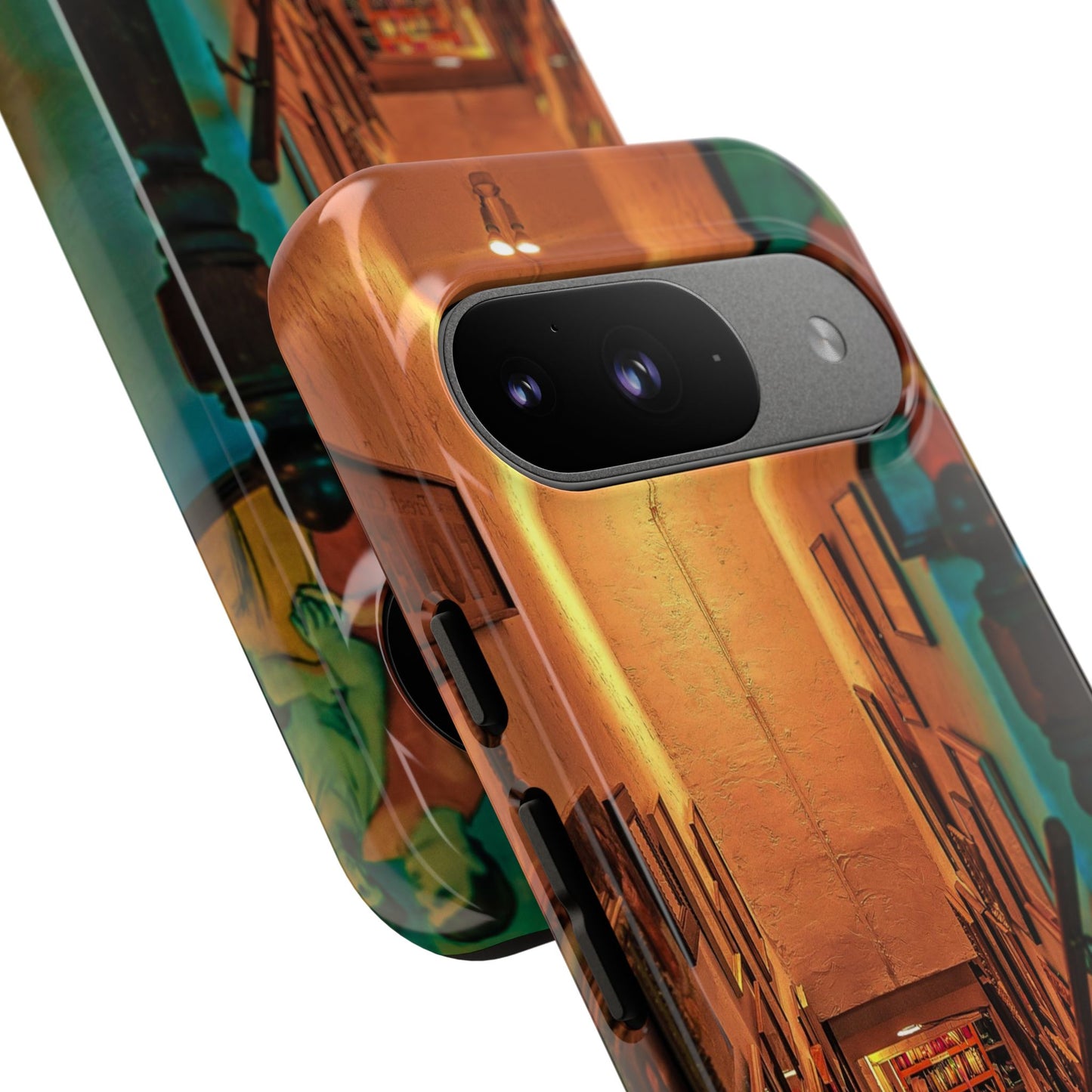 Vintage Gallery Staircase Tough Phone Case--Antique Store Art Phone Cover