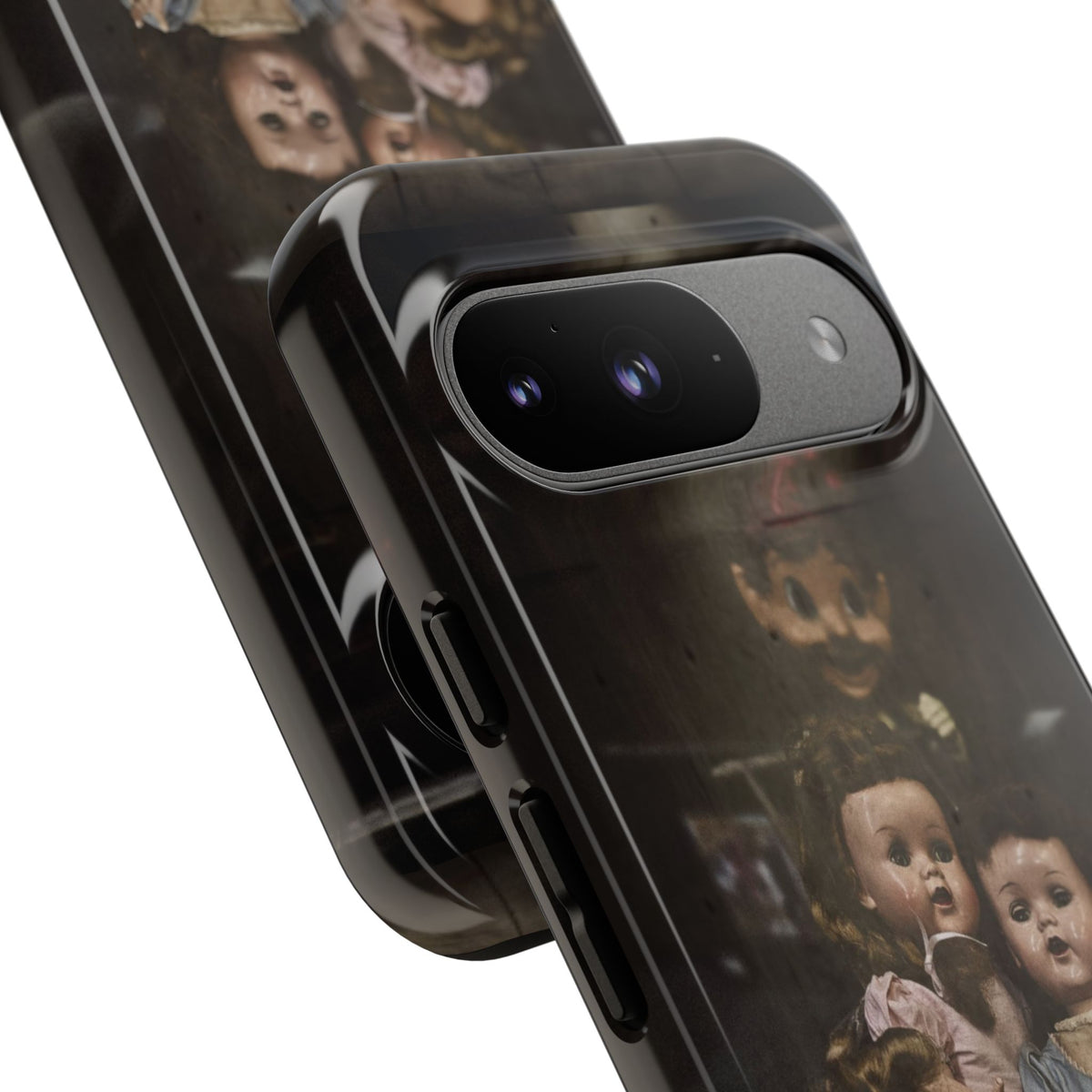 Personalized Creepy Doll Tough Phone Case – Gothic Vintage Graphic