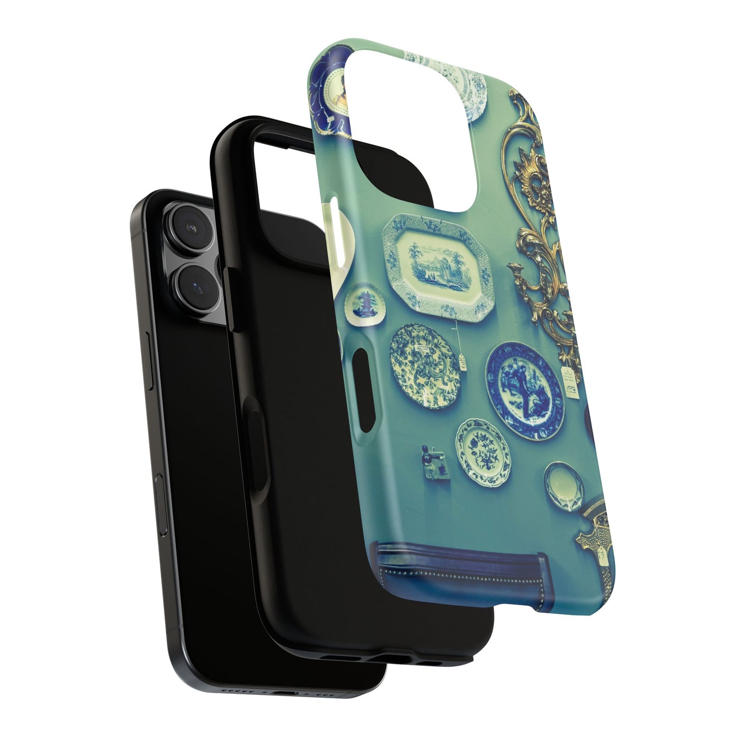 Antique Store Stairwell Phone Case--Vintage Gallery Wall Tough Case