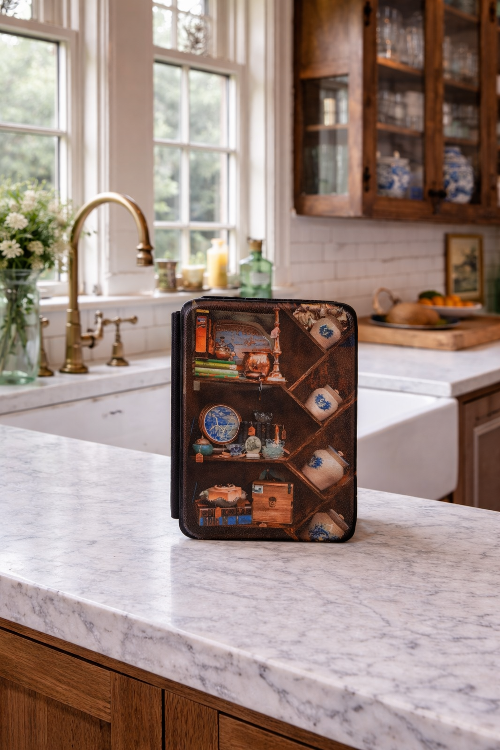 Vintage Curios Kindle Case – Antique Books & Trinkets E-Reader Cover