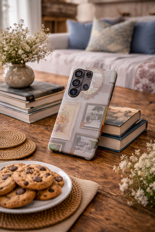 Vintage Floral Style Phone Case--Cottagecore, Tough case--MagSafe impact-resistant case