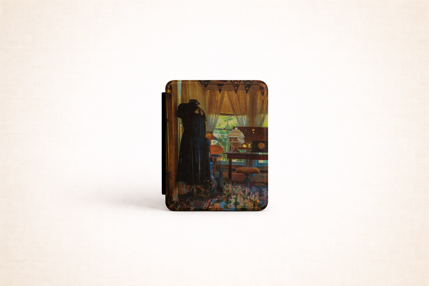 Vintage Kindle Paperwhite 7 Case, Antique Shop Historic Home Kindle Cover for Colorsoft Signature Edition