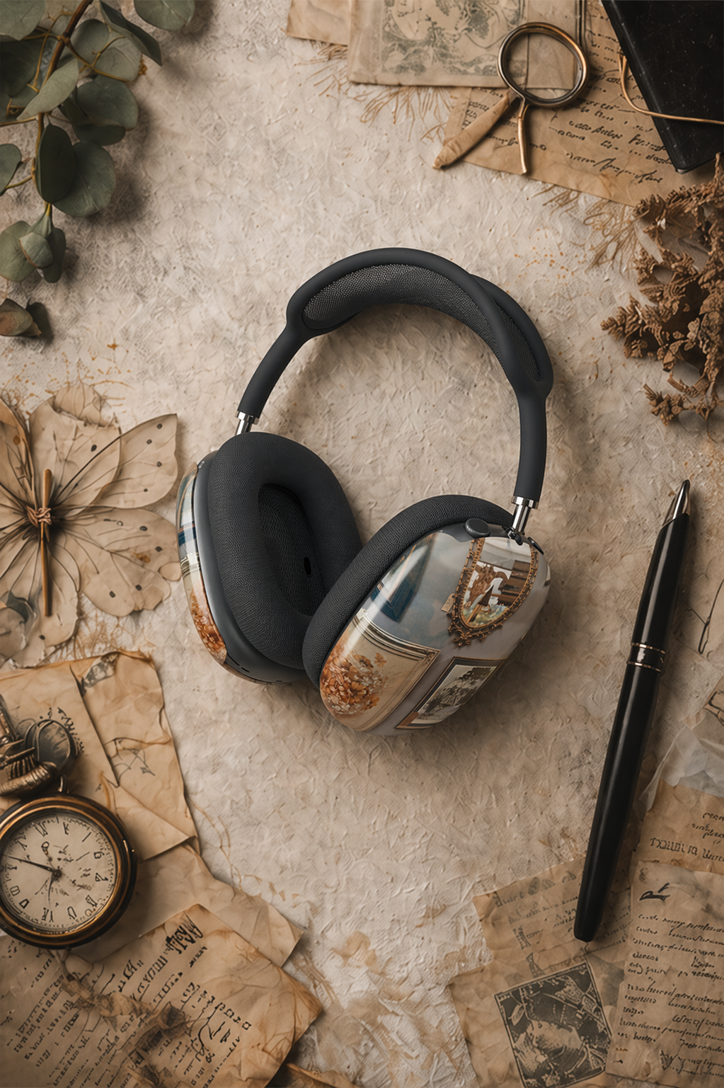 Cottagecore AirPods Max Shell Case, Vintage Gallery Wall Headphone Covers, Antique Mirror Gift