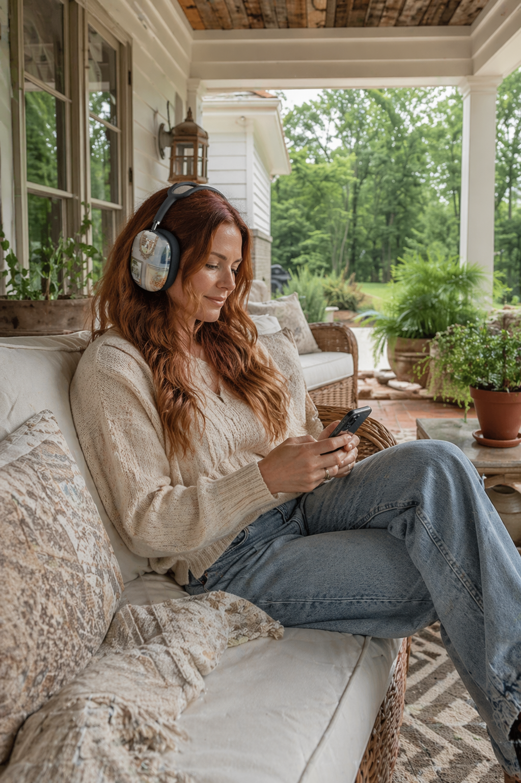 Cottagecore AirPods Max Shell Case, Vintage Gallery Wall Headphone Covers, Antique Mirror Gift